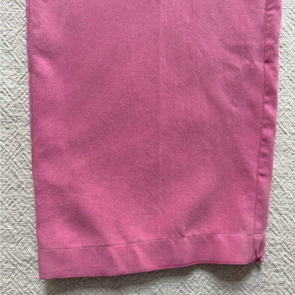 NEW GO Silk Charmeuse Watermelon Pink Button‎ Front Shirt & Pants Set M - Picture 4 of 13